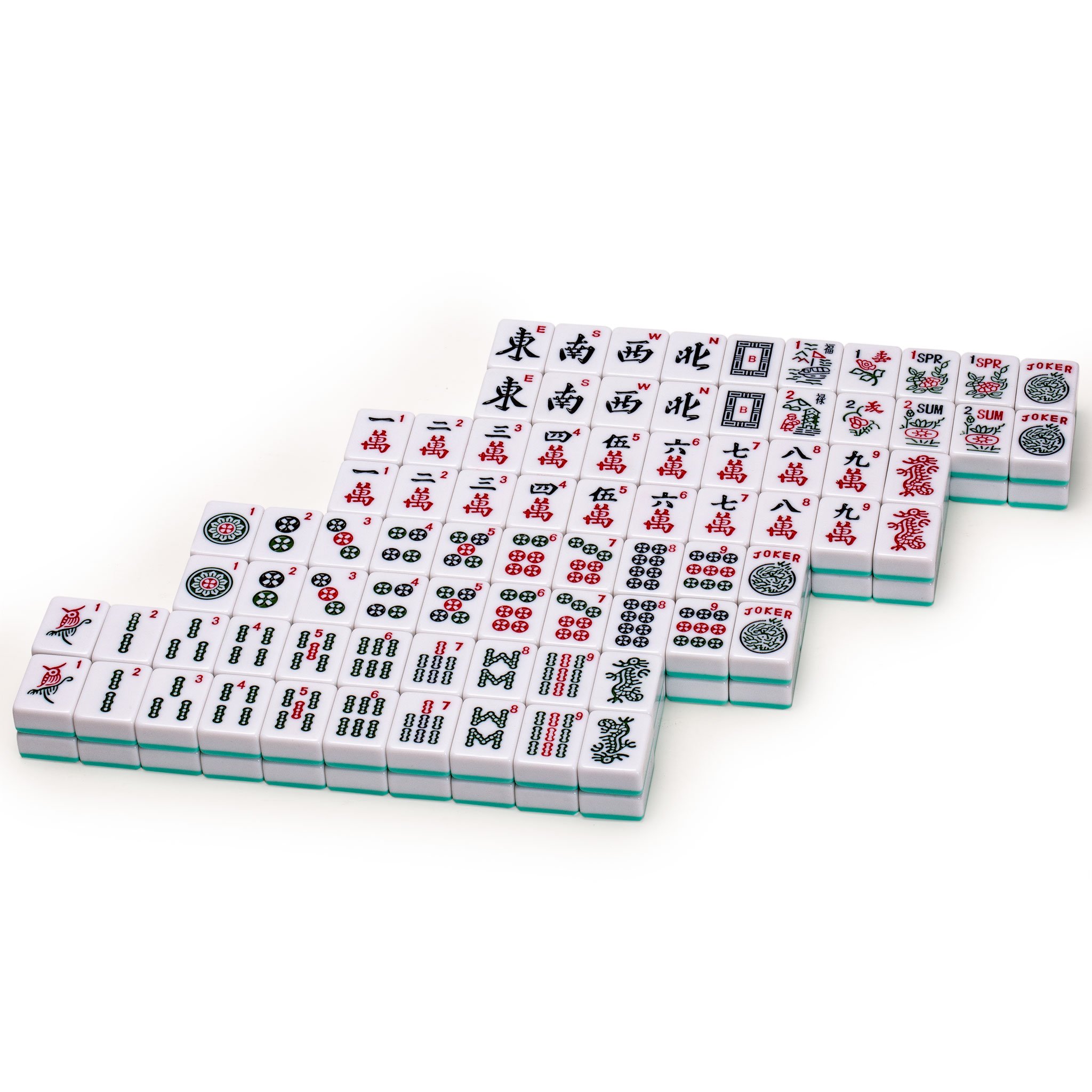Amazon.co.jp: Yellow Mountain Imports Set of 166 American Mahjong